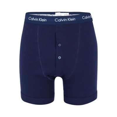 Calvin Klein Navy button boxer shorts